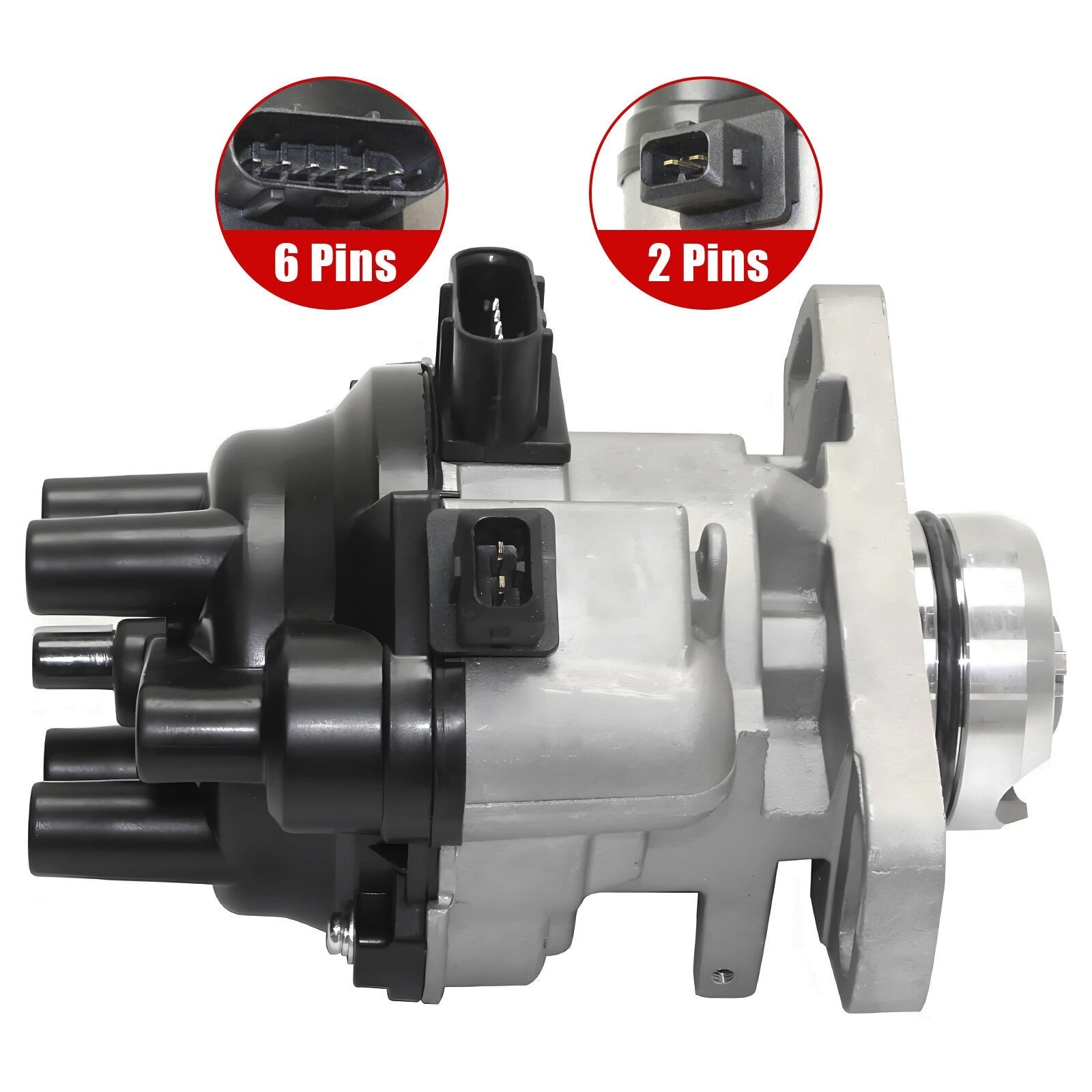 6T57171 1x Ignition Distributor Assembled For Dodge Eagle Mitsubishi 1.5L