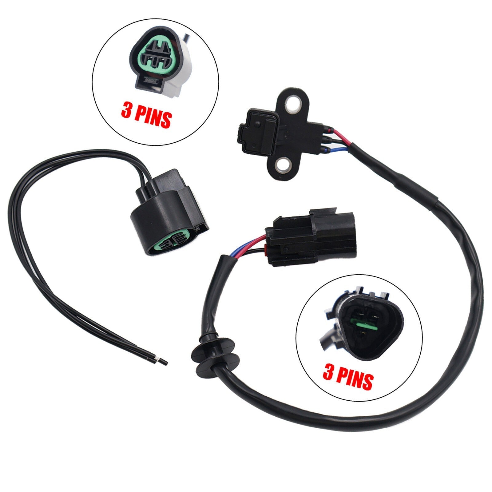 Crankshaft Position Sensor & CONNECTOR For MITSUBISHI LANCER MR420734
