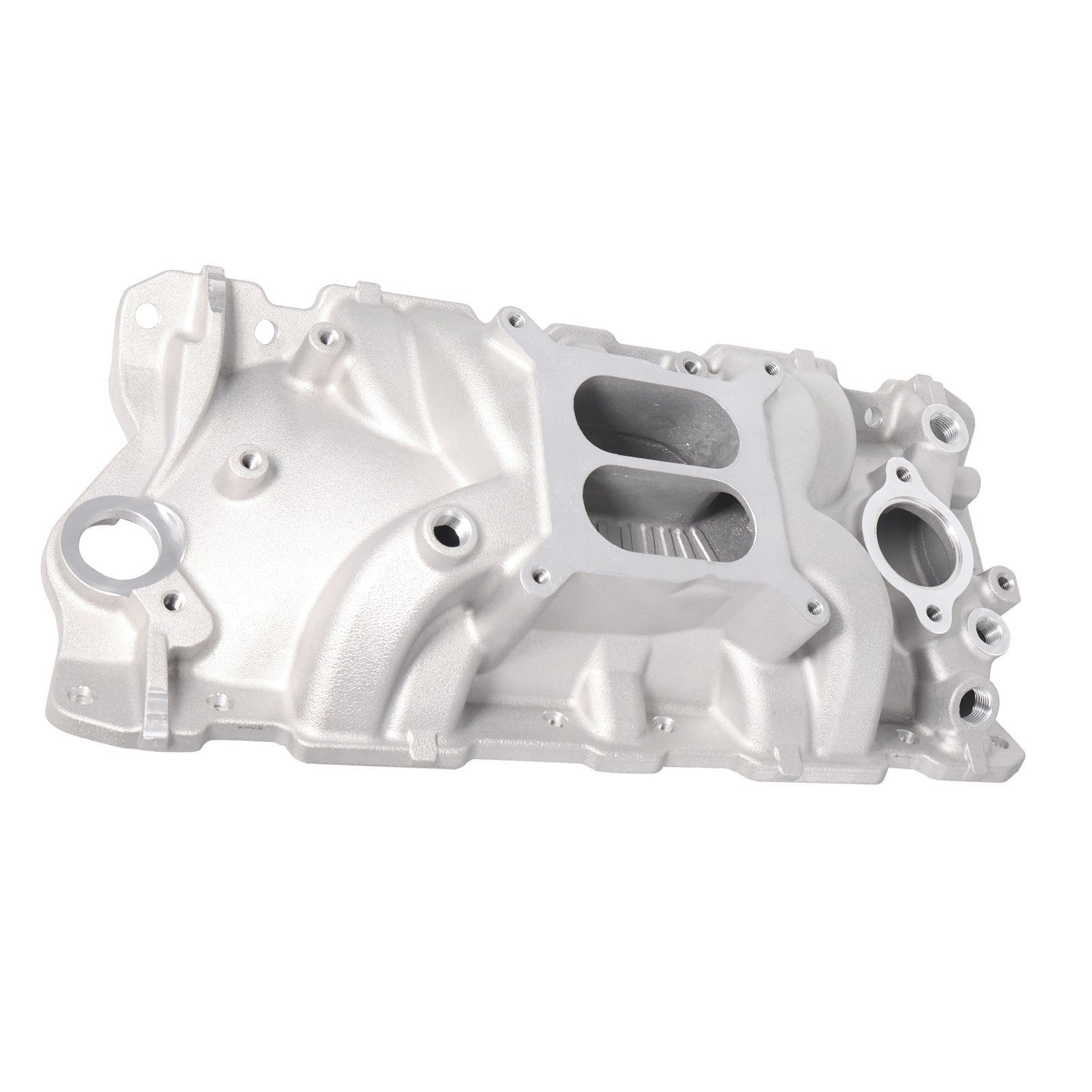 Aluminum Dual Plane RPM Intake For 55-86 SBC Small Block Chevy 350 383 400