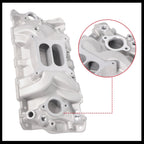 Aluminum Dual Plane RPM Intake For 55-86 SBC Small Block Chevy 350 383 400
