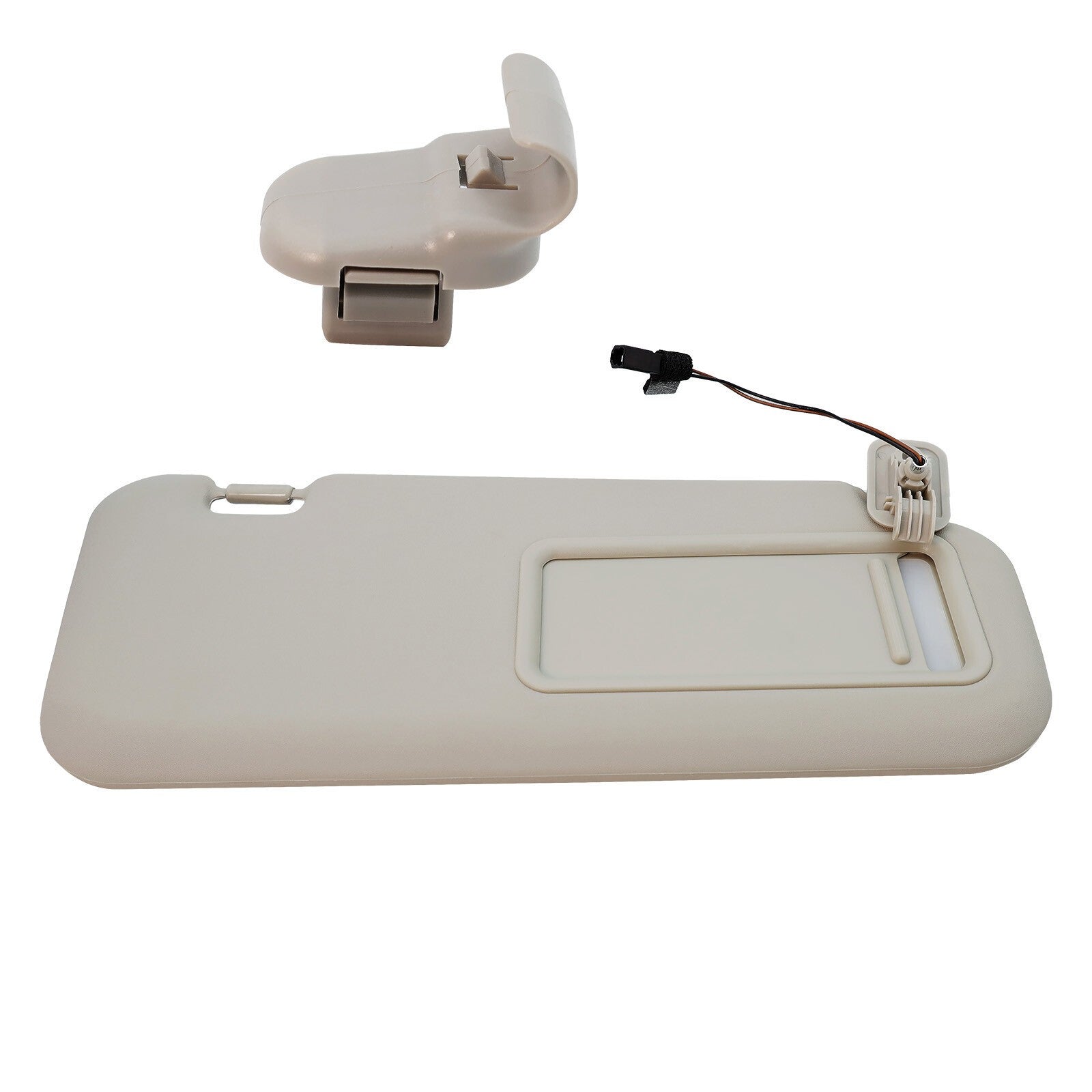 Right Side Gray Sun Visor W/ Light &Clip For Mazda 3 2010-2013 BBM369270C75