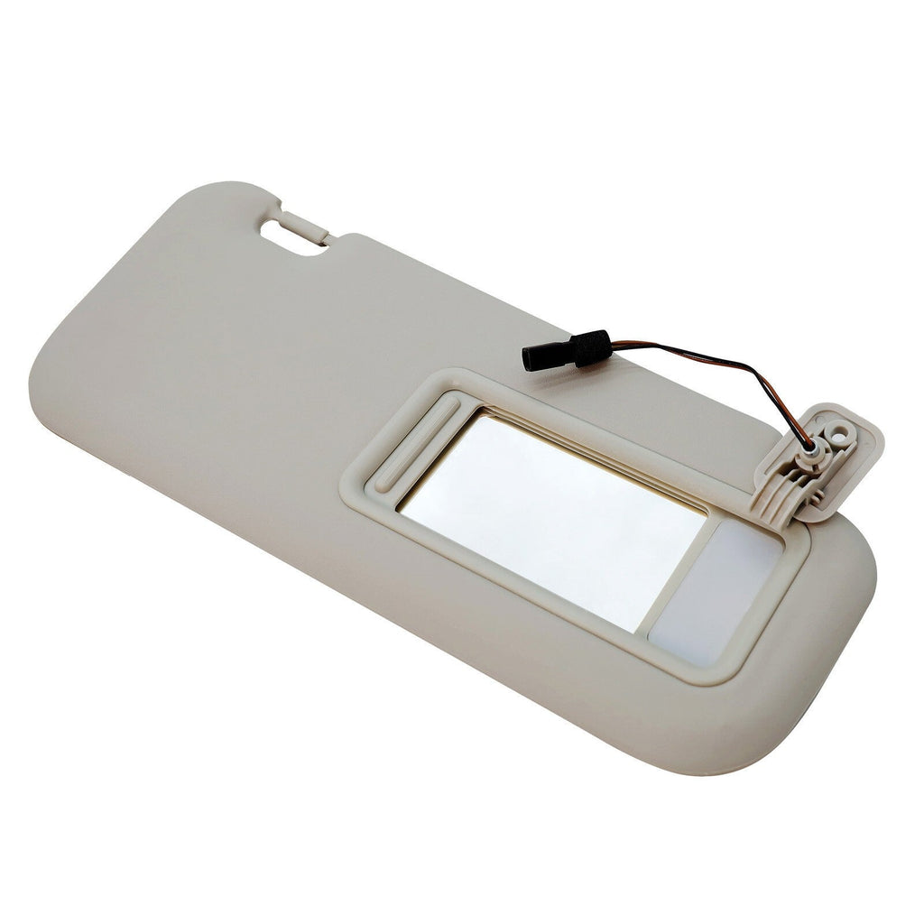 Right Side Gray Sun Visor W/ Light &Clip For Mazda 3 2010-2013 BBM369270C75