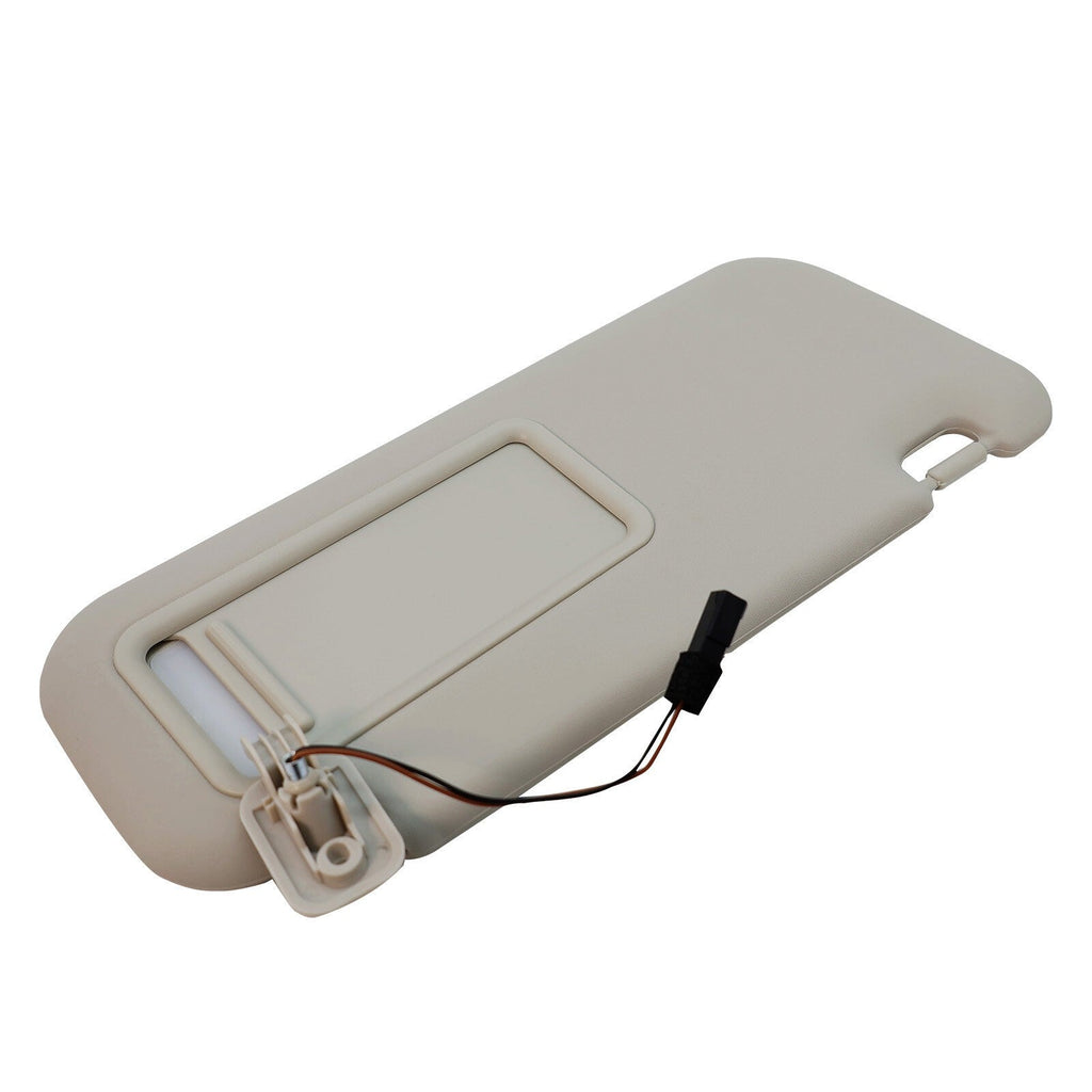 Right Side Gray Sun Visor W/ Light &Clip For Mazda 3 2010-2013 BBM369270C75