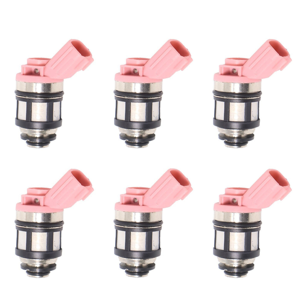6Pcs For 96-04 Nissan QX4 QUEST Pathfinder 3.3L 16600-9S200 Fuel Injectors