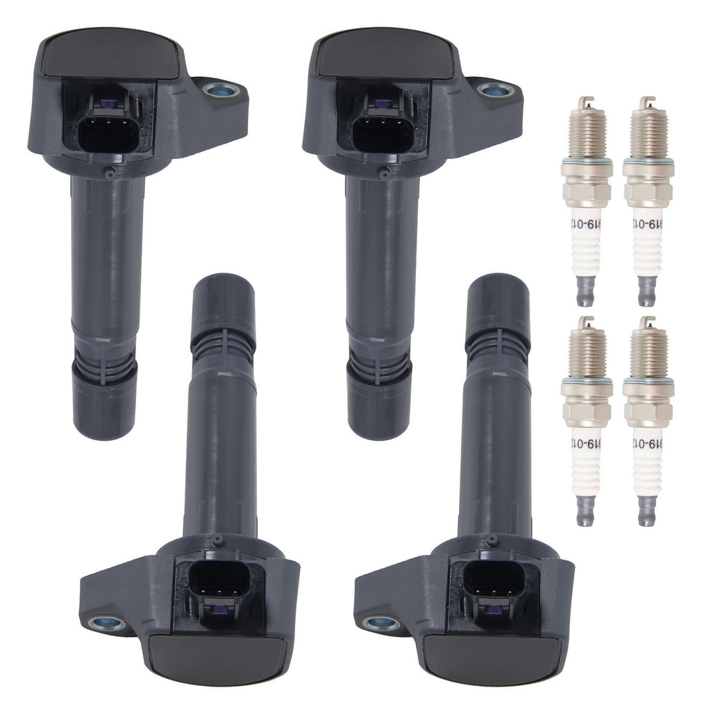 4Pcs Ignition Coils & Spark Plugs For Honda CIVIC 1.8L 2006-2011 30520RNAA01 New