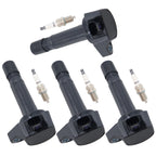 4Pcs Ignition Coils & Spark Plugs For Honda CIVIC 1.8L 2006-2011 30520RNAA01 New