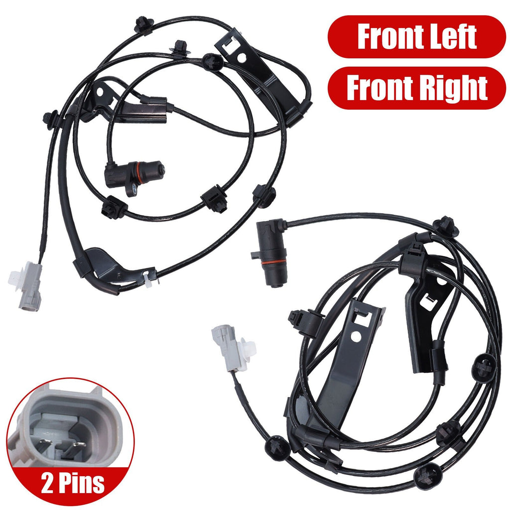 2 X Front Left & Right ABS Wheel Speed Sensor for Toyota Hilux Vigo 2.7L 04 - 12