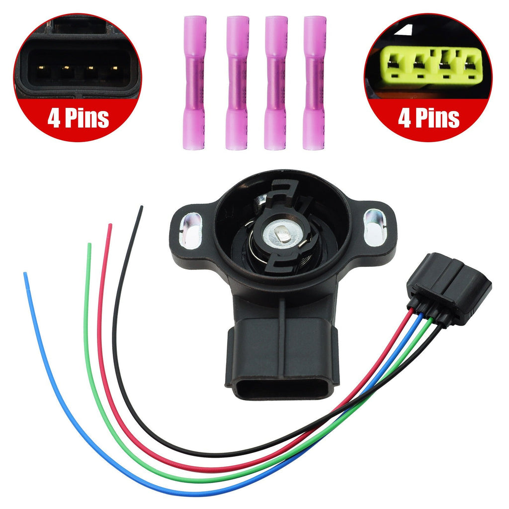 8945222080 NEW FOR TOYOTA 4RUNNER SUPRA TACOMA THROTTLE SENSOR 4 Wires Connector