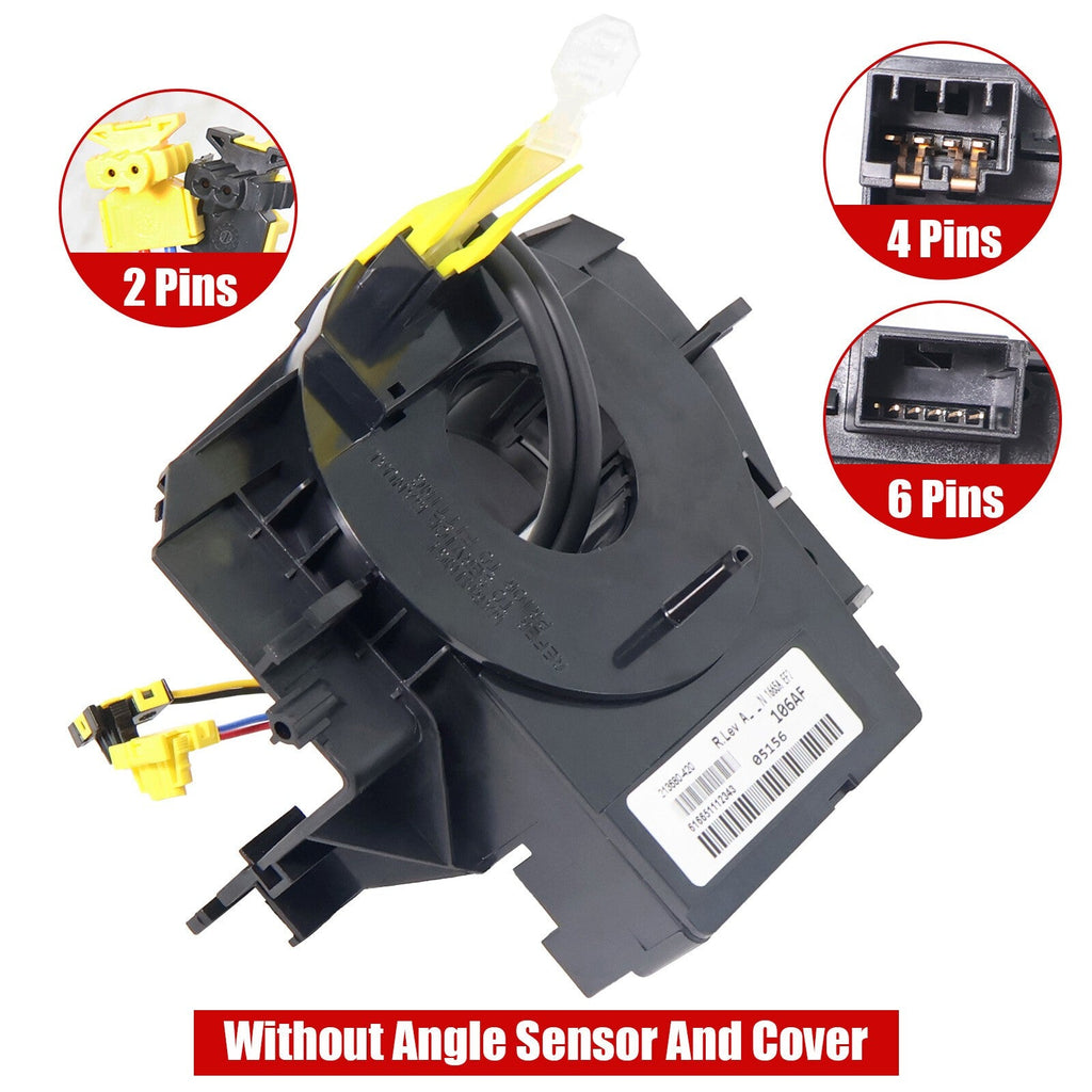 Without Angle Sensor Without Cover Clock Spring For Chrysler Jeep Dodge 07-18
