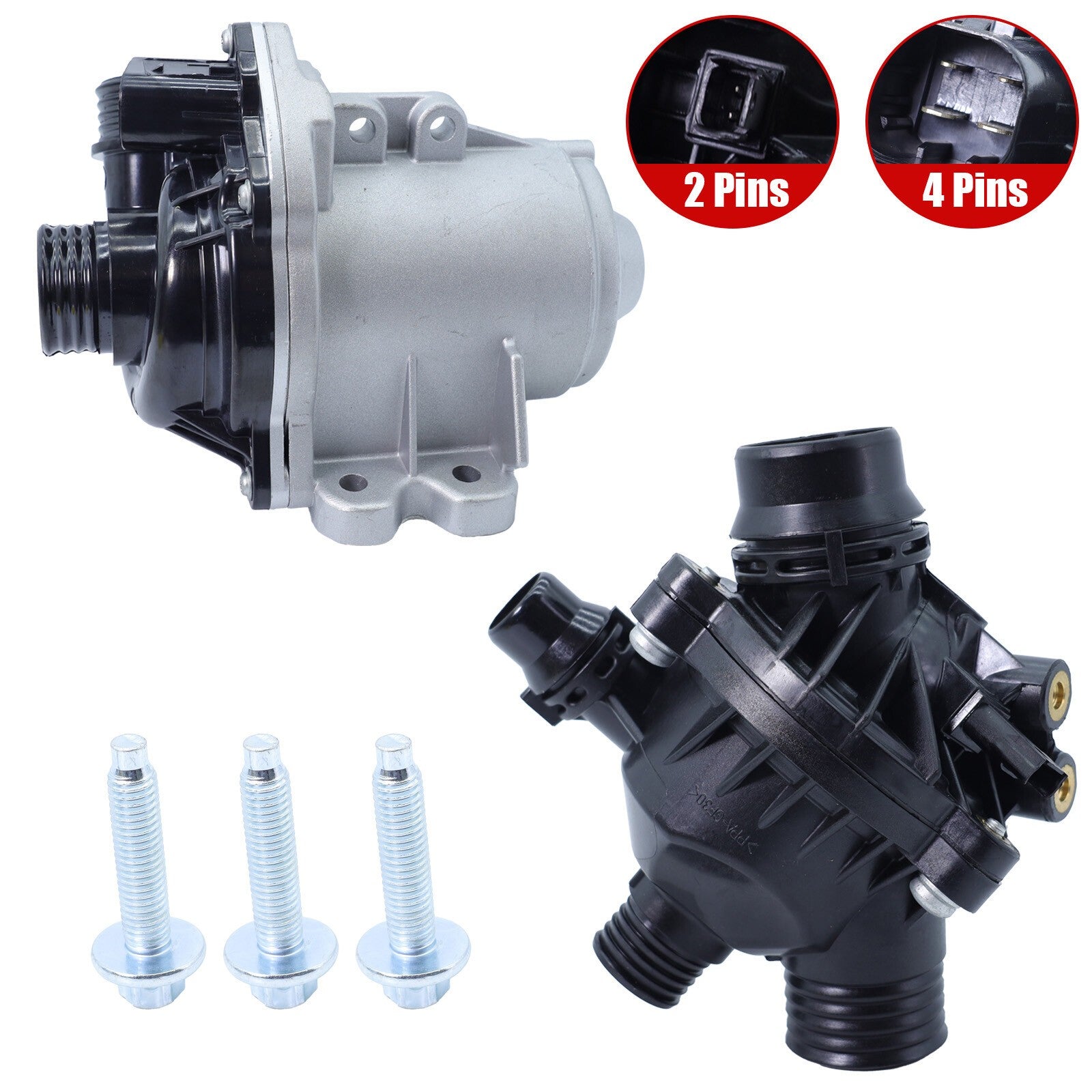 Thermostat & ARP Electric Engine Water Pump 11517632426 for BMW 1 3 5 Z4 Series