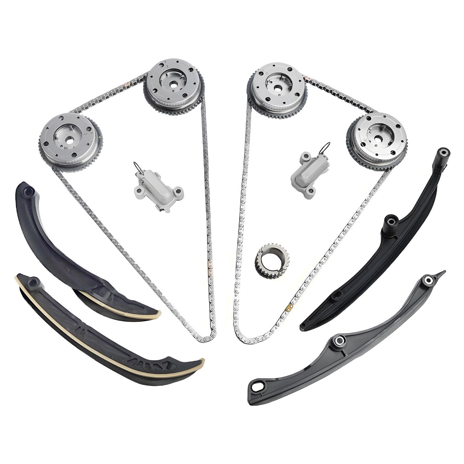 For Ford F150 3.5L 17-23 HL3Z6268A Phasers Timing Chains Guides Tensioners Kit