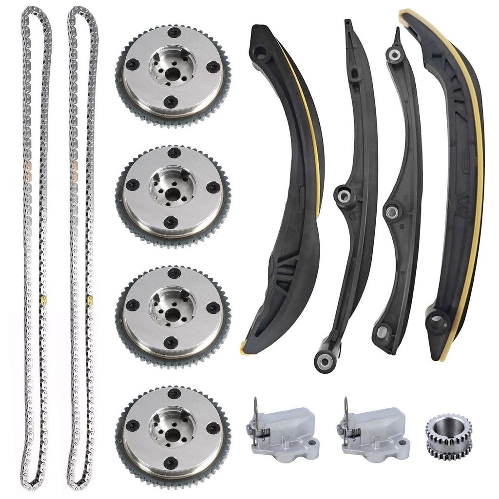 For Ford F150 3.5L 17-23 HL3Z6268A Phasers Timing Chains Guides Tensioners Kit