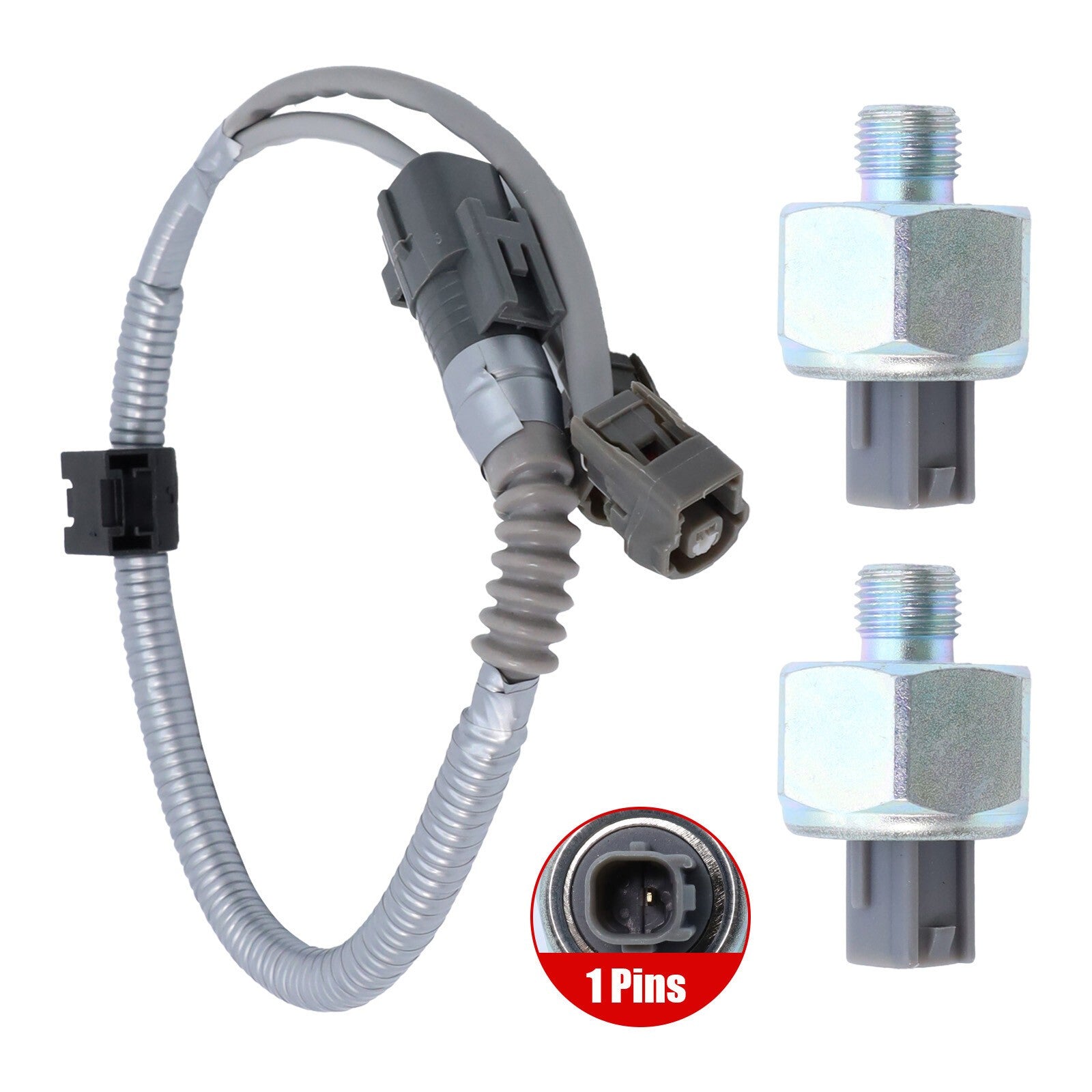 2x Knock Sensor w/ Harness 89615-12090 For Toyota Avalon Camry Lexus ES300 IS300