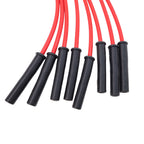 For Ford Big Block FE 351C 8.5 mm 8x Red HEI Distributors Spark Plug Wire Set