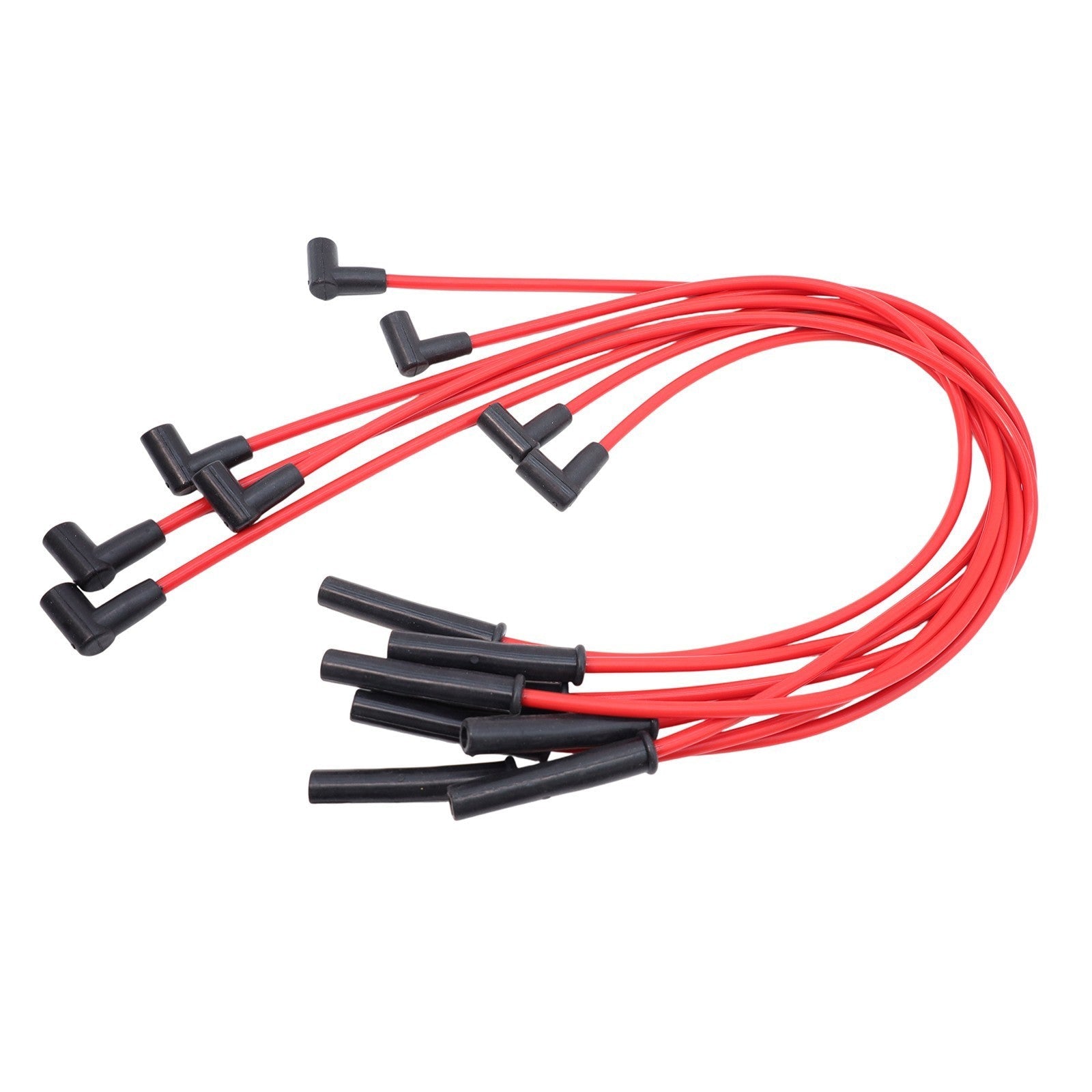 For Ford Big Block FE 351C 8.5 mm 8x Red HEI Distributors Spark Plug Wire Set