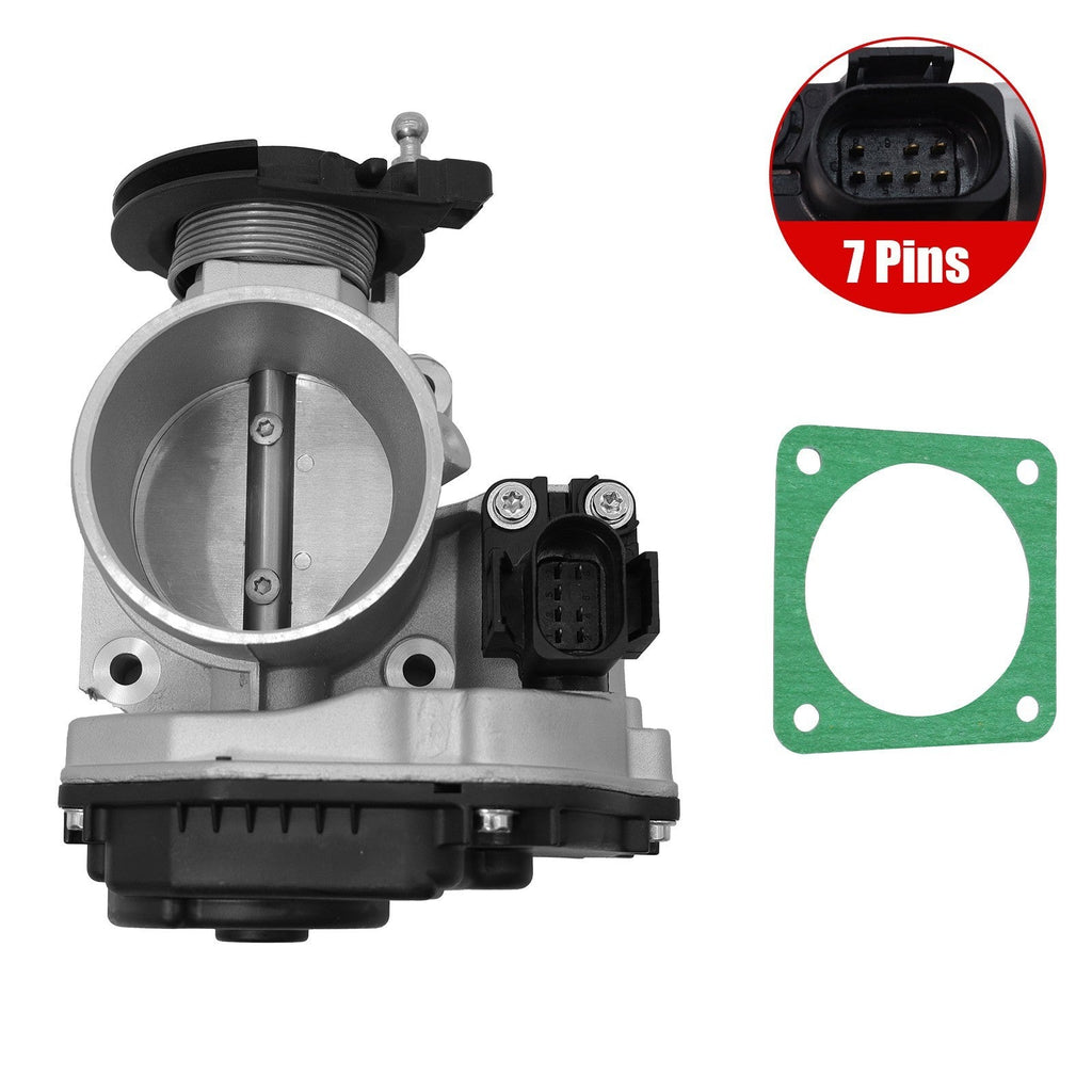Throttle Body w/ Gasket For Audi A4 Quattro Volkswagen Passat L4 1.8L 058133063Q