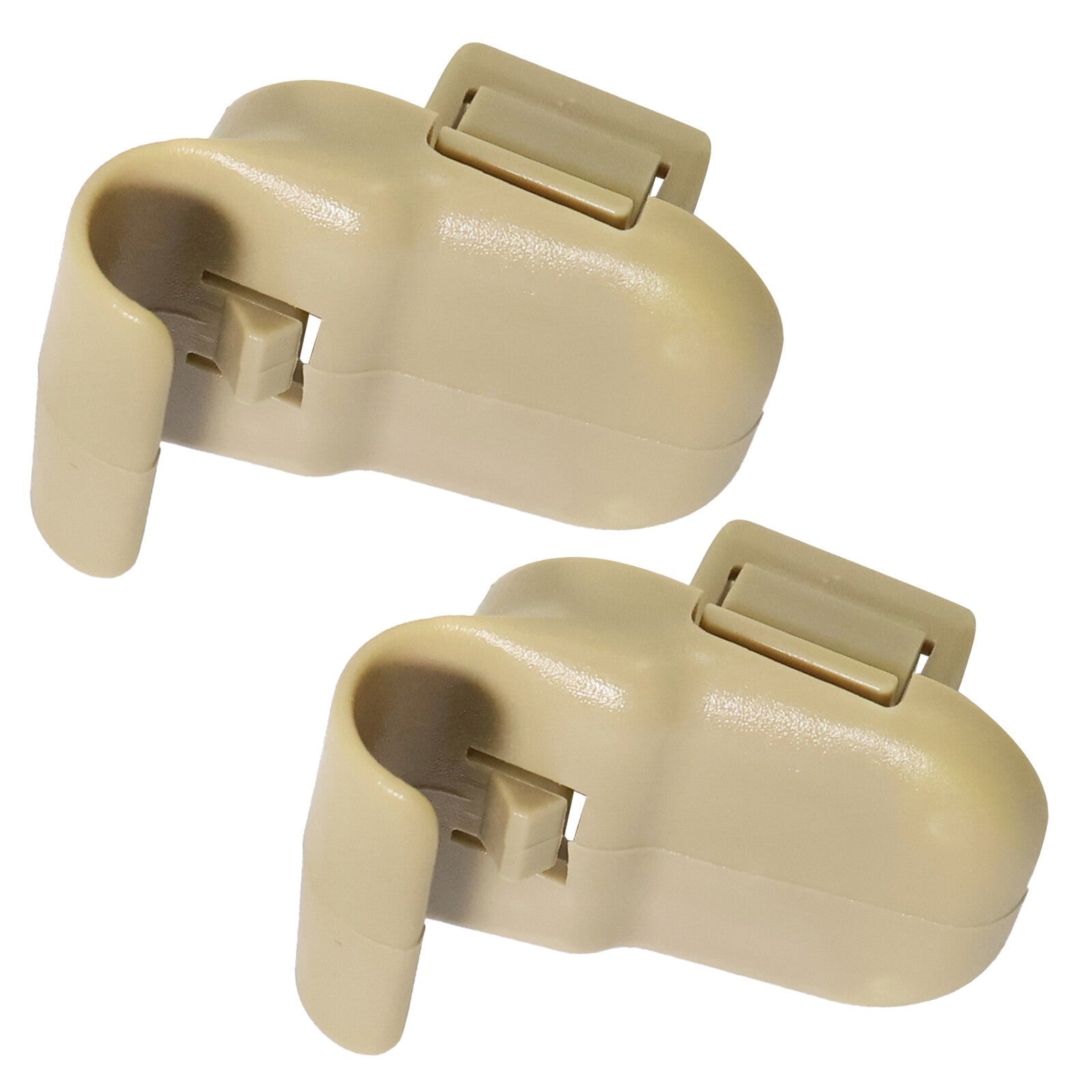 For Mazda 3 Mazda 6 Mazda MPV 2X Sun Visor Clip Beige NEW LC6269261B30