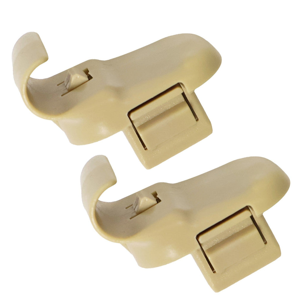 For Mazda 3 Mazda 6 Mazda MPV 2X Sun Visor Clip Beige NEW LC6269261B30
