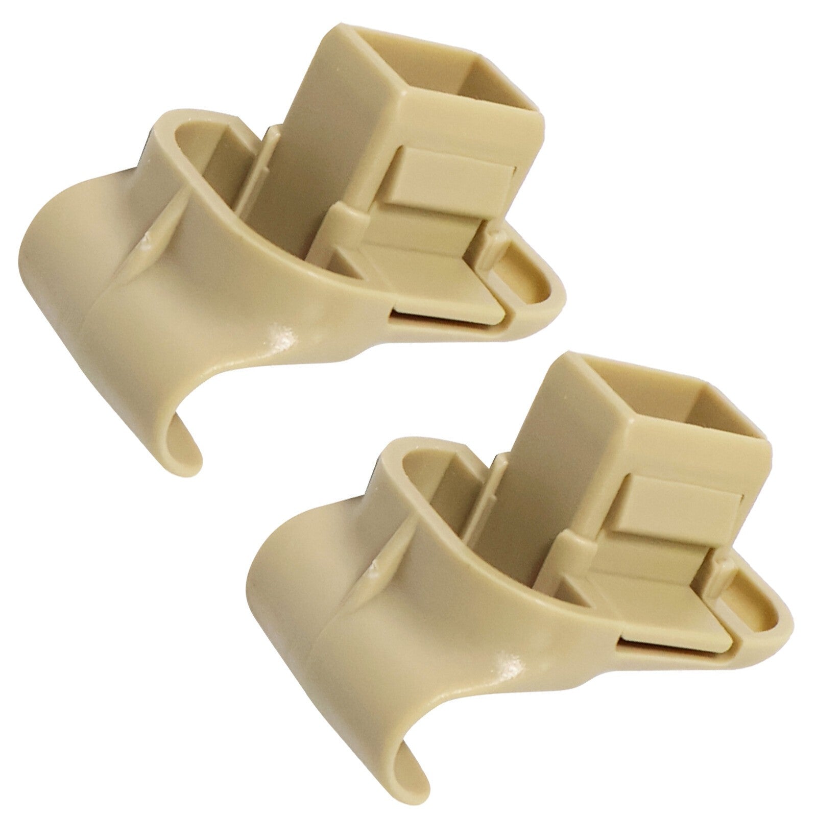 For Mazda 3 Mazda 6 Mazda MPV 2X Sun Visor Clip Beige NEW LC6269261B30
