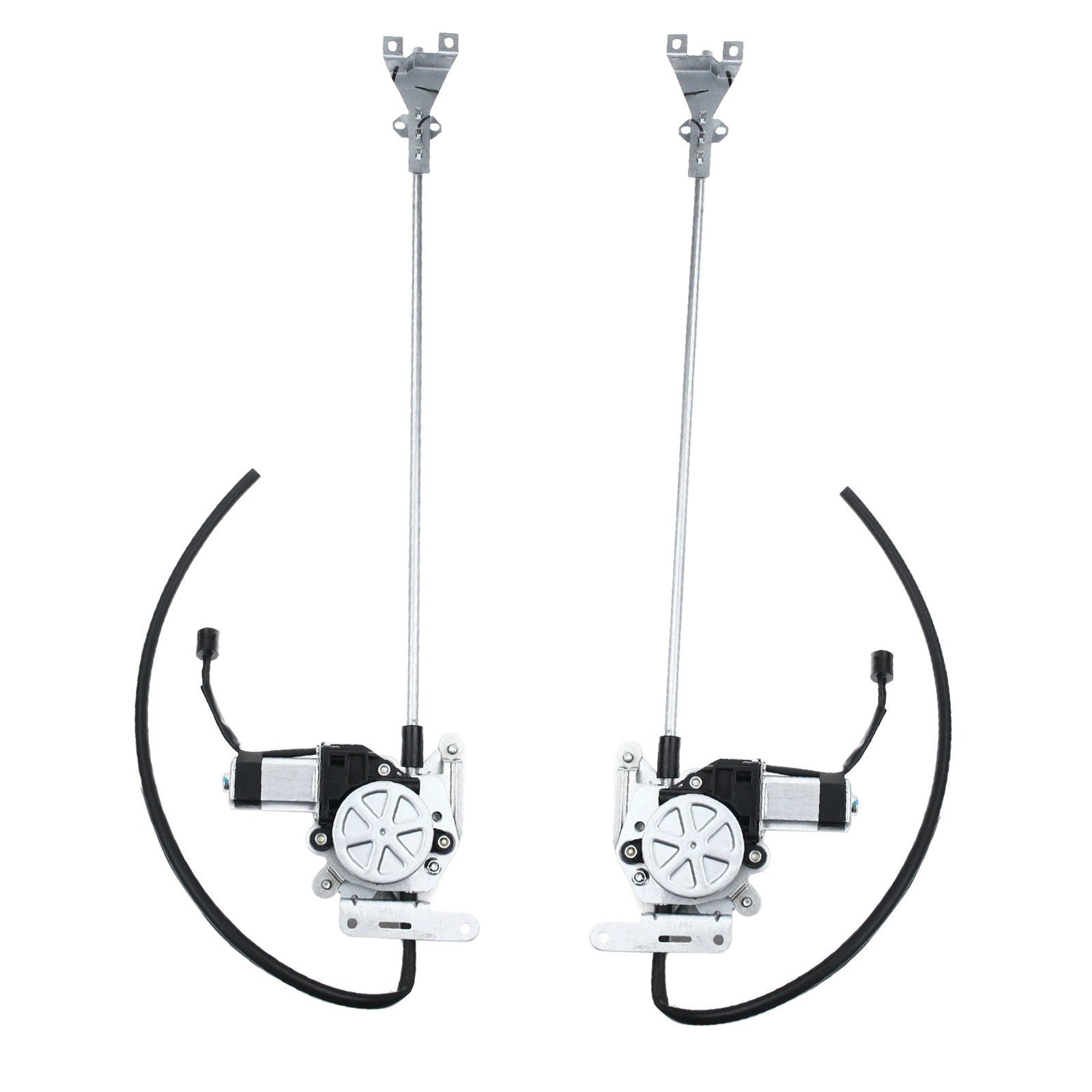 2x Front LH&RH Power Window Regulator w/Motor For Freightliner Columbia Coronado