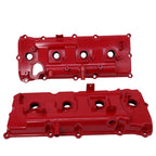 Aluminum Red Valve Covers Kit for Nissan Armada Titan Pathfinder QX56 5.6L 04-16