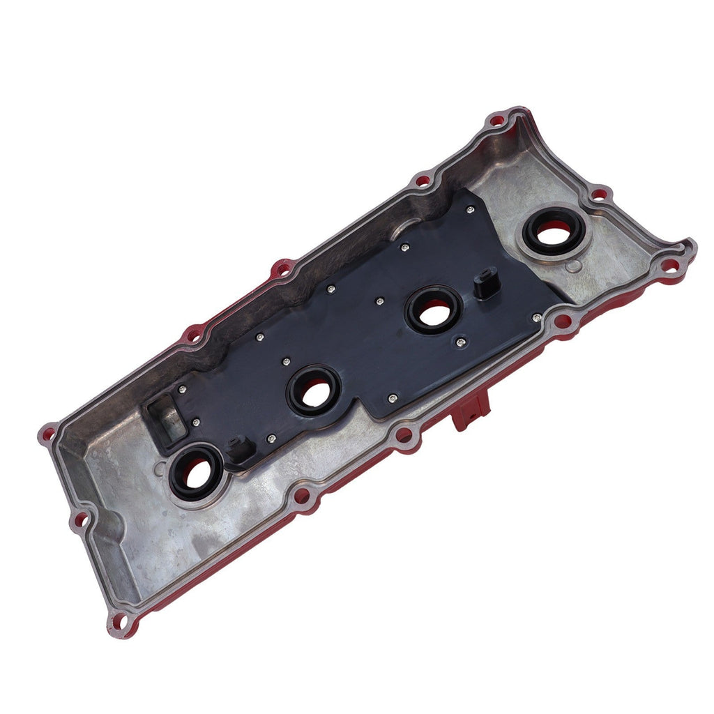 Aluminum Red Valve Covers Kit for Nissan Armada Titan Pathfinder QX56 5.6L 04-16