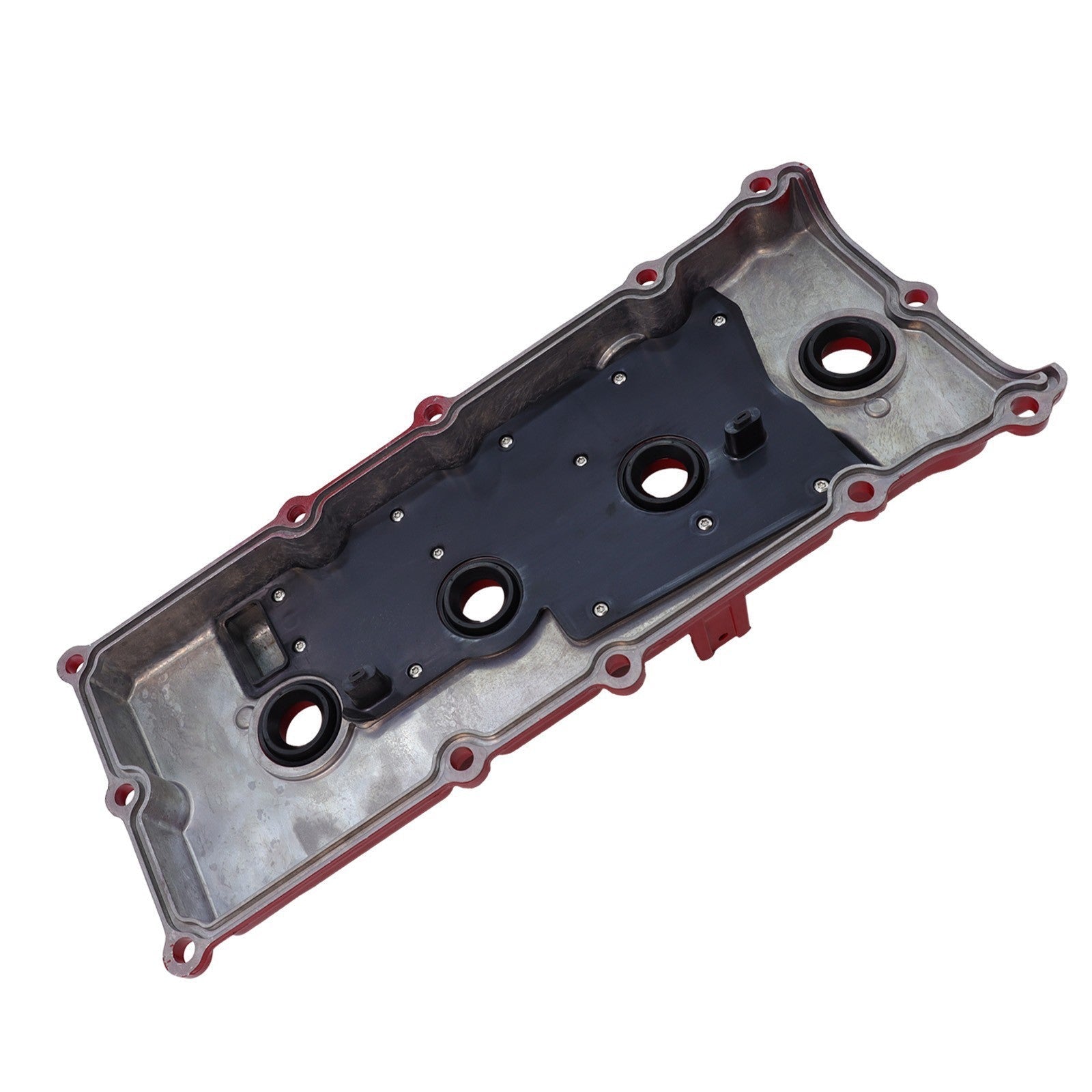 Aluminum Red Valve Covers Kit for Nissan Armada Titan Pathfinder QX56 5.6L 04-16