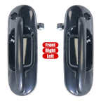 2Pcs for 97-01 Honda CR-V Black Exterior Front Right&Left Side Door Handles