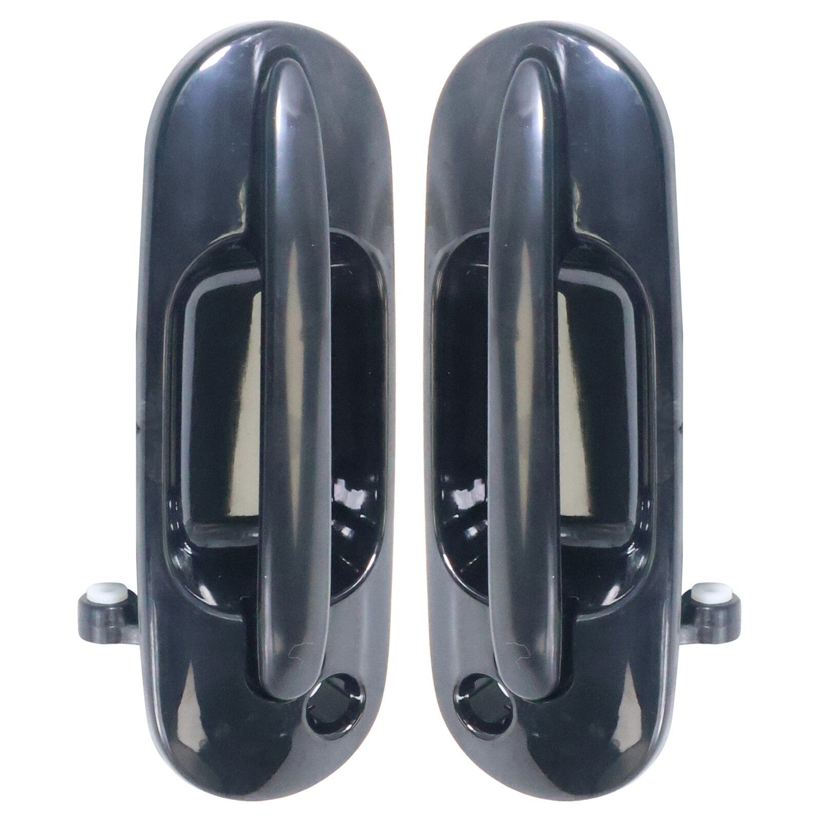 2Pcs for 97-01 Honda CR-V Black Exterior Front Right&Left Side Door Handles