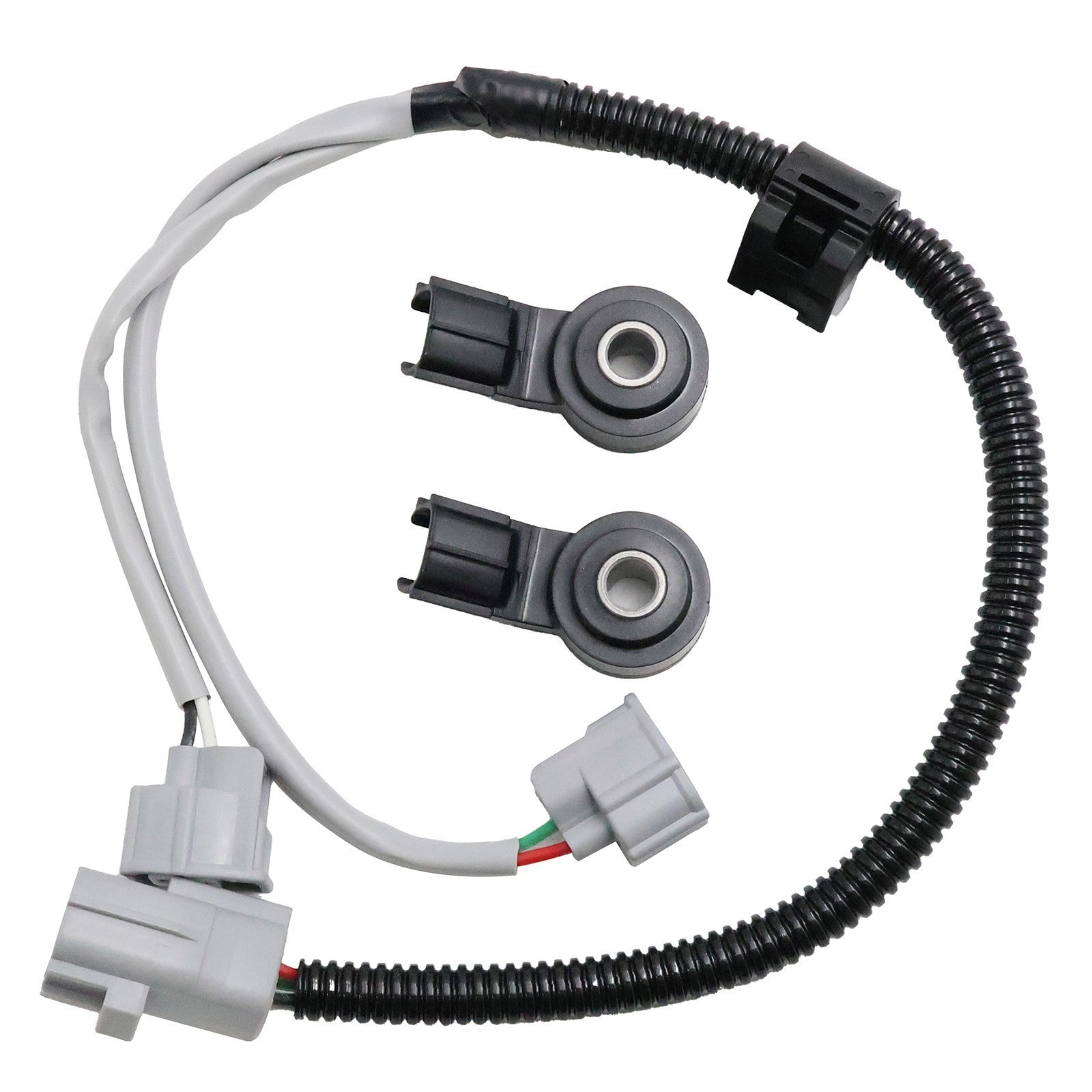 2Pcs For Toyota LEXUS RX400H 03-10 Engine Knock Sensor&Harness Wire 82219-48010
