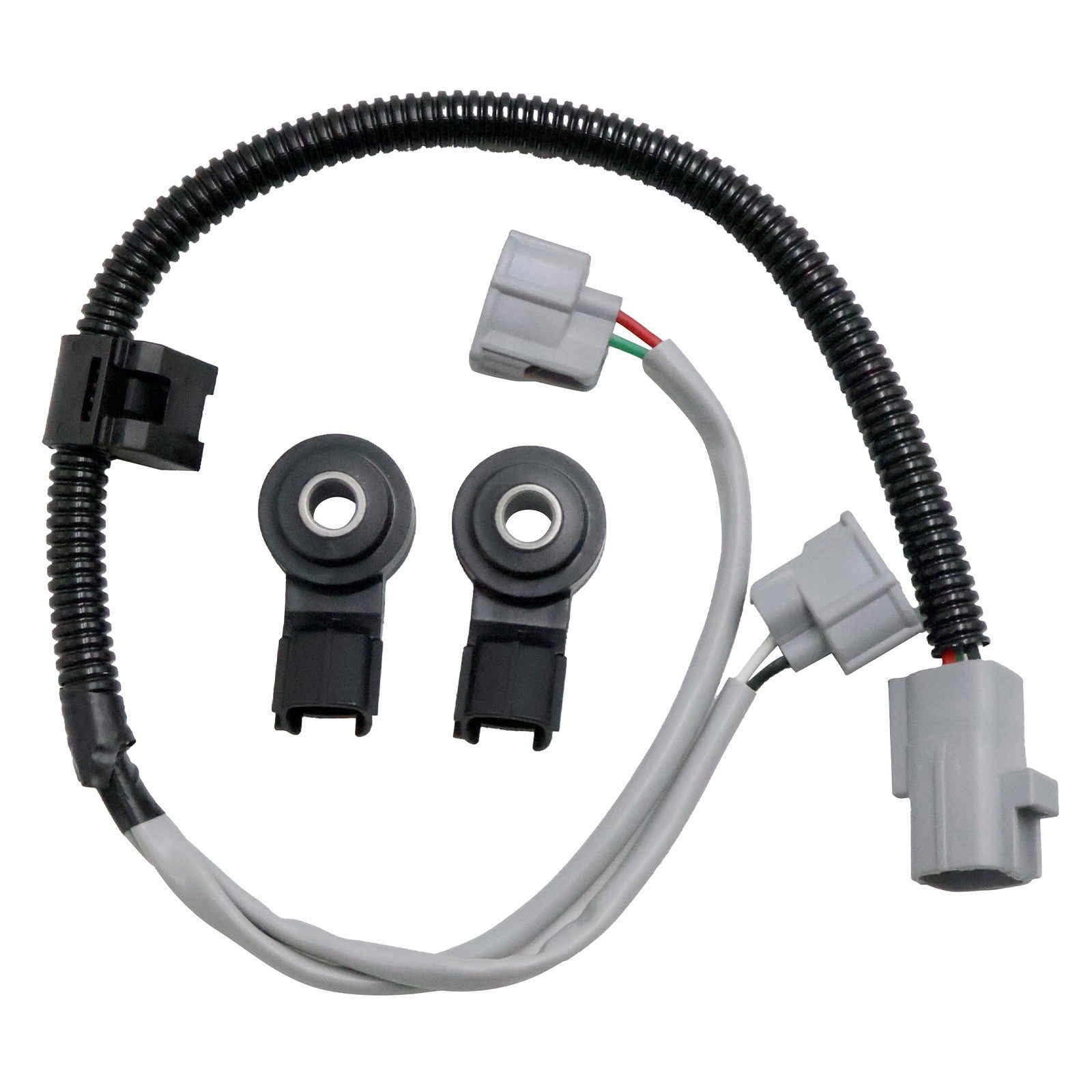 2Pcs For Toyota LEXUS RX400H 03-10 Engine Knock Sensor&Harness Wire 82219-48010