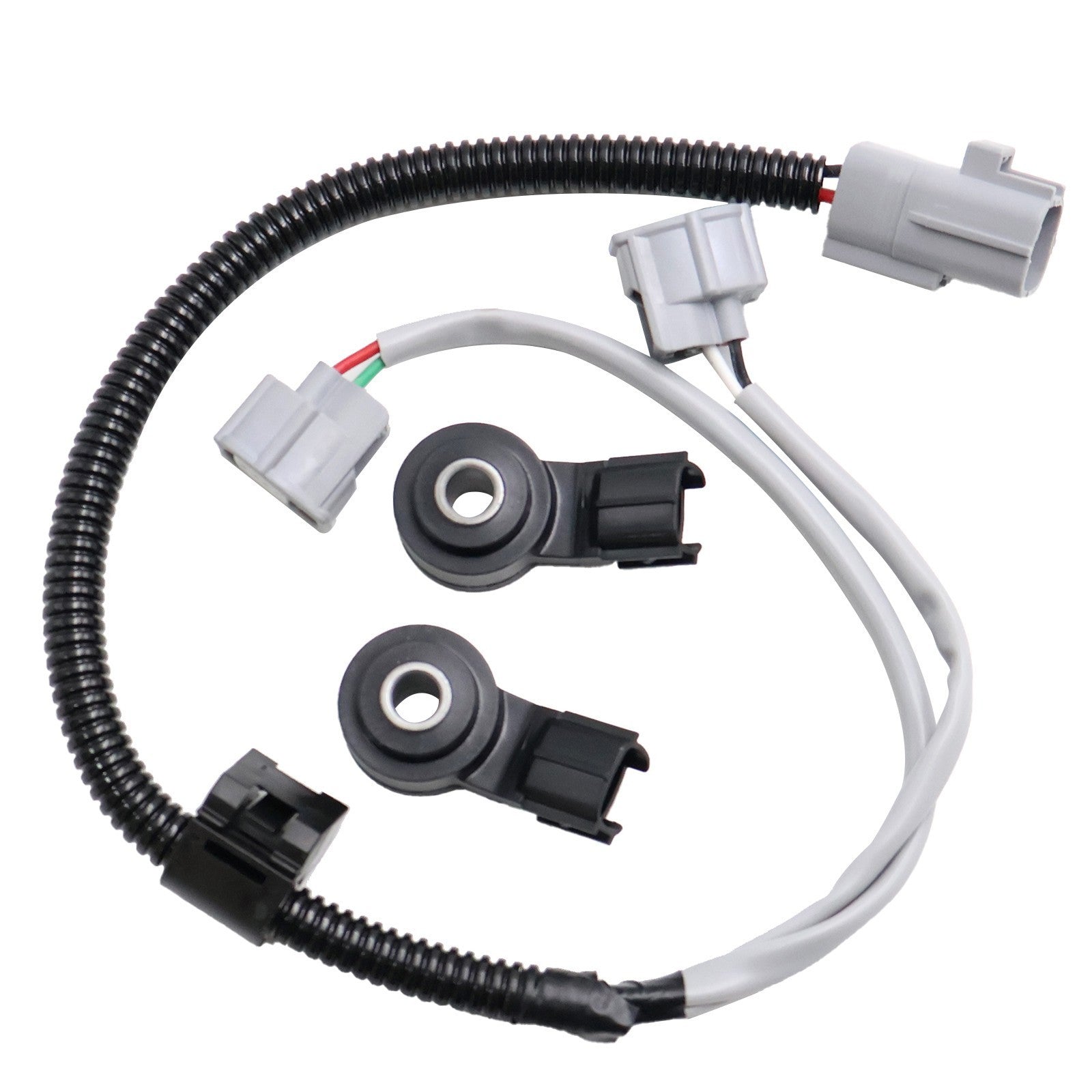 2Pcs For Toyota LEXUS RX400H 03-10 Engine Knock Sensor&Harness Wire 82219-48010