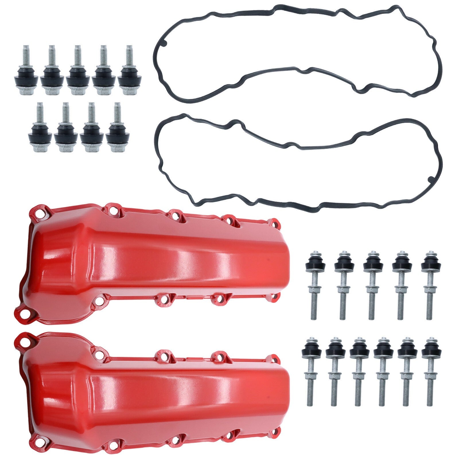 2PCS For 02-12 Dodge Ram Durango Nitro Grand Cherokee Commander Valve Cover Set