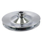 Chevy Power Steering Pulley Saginaw Pump Keyway Style 1 Groove Chrome