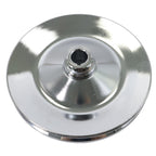 Chevy Power Steering Pulley Saginaw Pump Keyway Style 1 Groove Chrome
