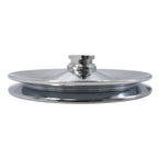 Chevy Power Steering Pulley Saginaw Pump Keyway Style 1 Groove Chrome