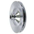 Chevy Power Steering Pulley Saginaw Pump Keyway Style 1 Groove Chrome
