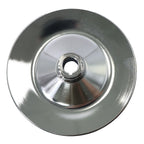 Chevy Power Steering Pulley Saginaw Pump Keyway Style 1 Groove Chrome
