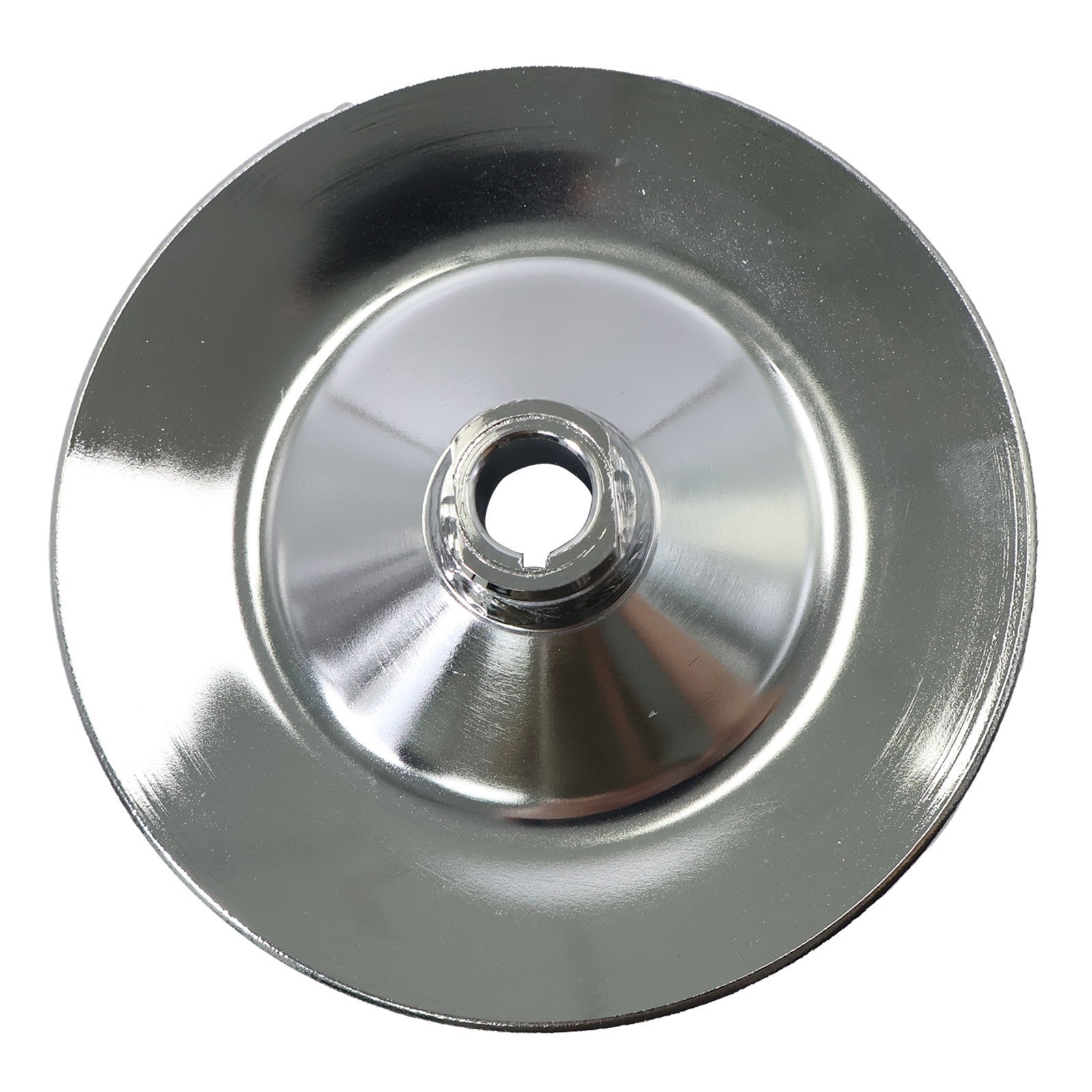 Chevy Power Steering Pulley Saginaw Pump Keyway Style 1 Groove Chrome