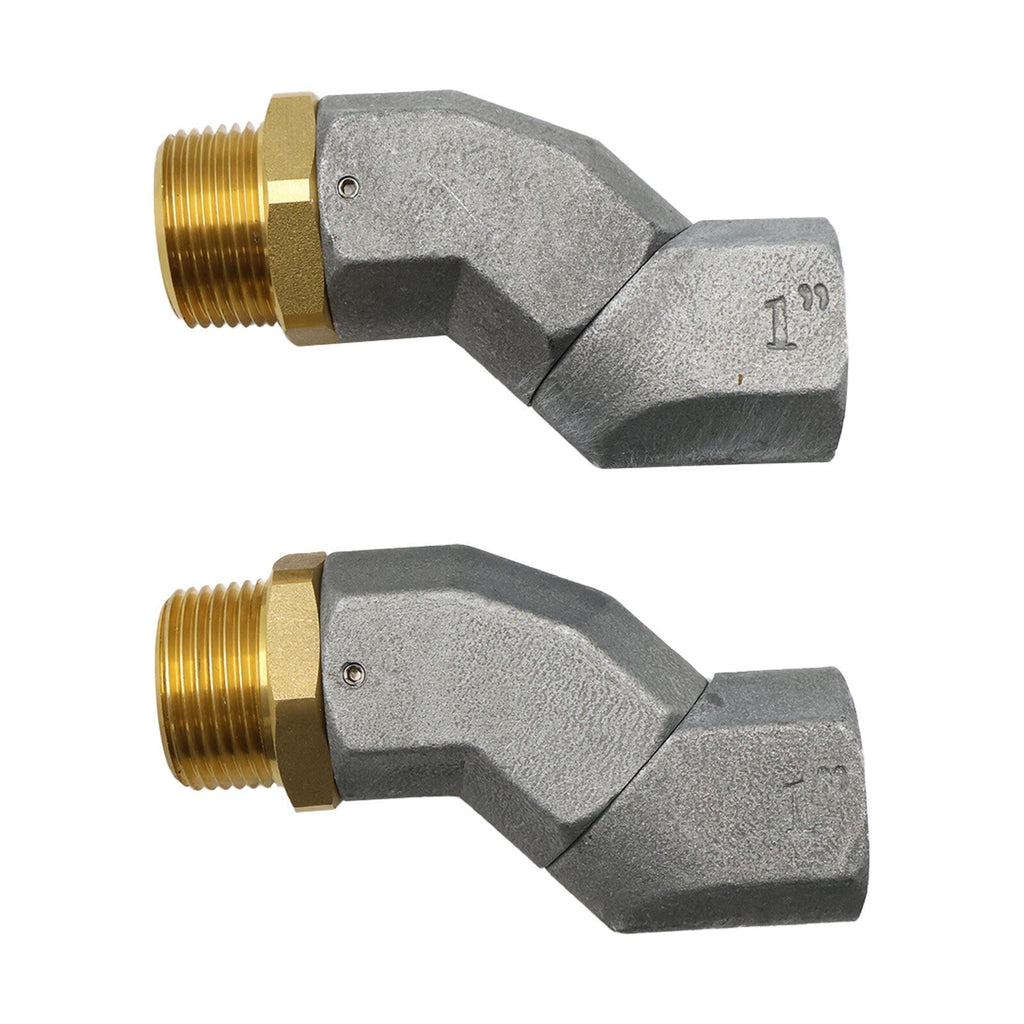For Fuel Swivel Fuel Transfer Hose 2Pcs 1" Fuel Hose 360° Rotating Connector New