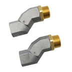 For Fuel Swivel Fuel Transfer Hose 2Pcs 1" Fuel Hose 360° Rotating Connector New