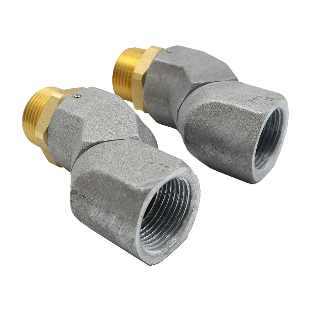 For Fuel Swivel Fuel Transfer Hose 2Pcs 1" Fuel Hose 360° Rotating Connector New