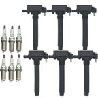 6Pcs Ignition Coils & Spark Plugs for Chrysler Dodge Jeep Ram 05149168AI