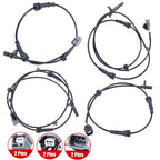 4Pcs ABS Wheel Speed Sensor For 11-17 Nissan JUKE 1.6L l4 479001KA0A Black New