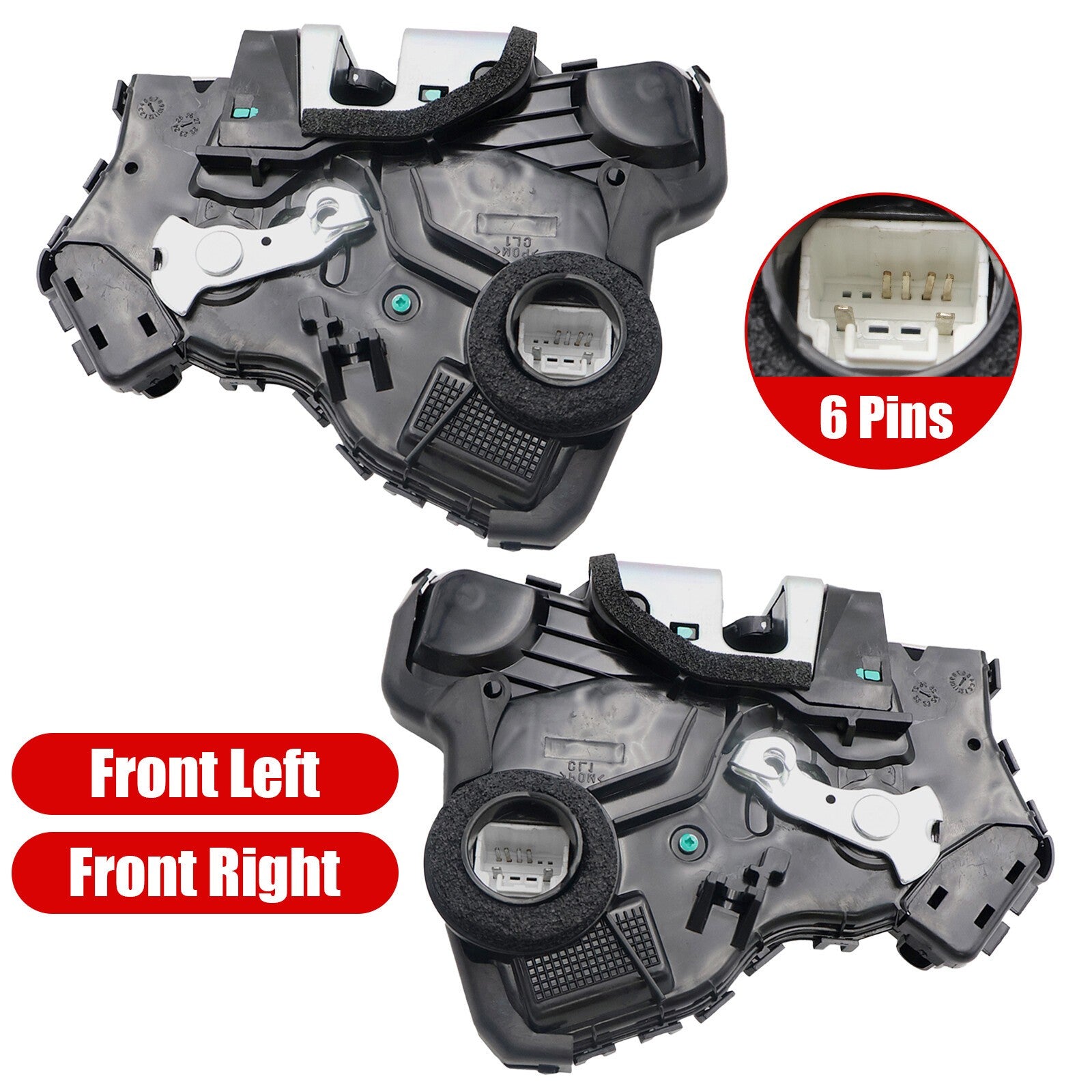 Set of 2 Front LH & Front RH Door Lock Actuators For Lexus Scion xB Toyota 06-15