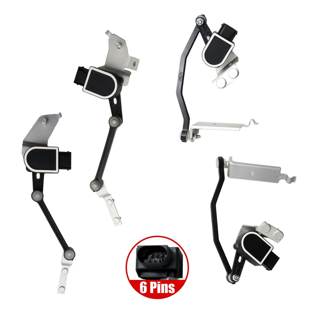 New 4Pcs Front & Rear Ride Height Level Sensor 30782821 For Volvo S60 V70 XC70