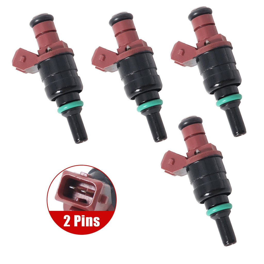 Set of 4 Fuel Injector A2710780023 Fit For 2003-2005 Mercedes Benz C230 1.8L