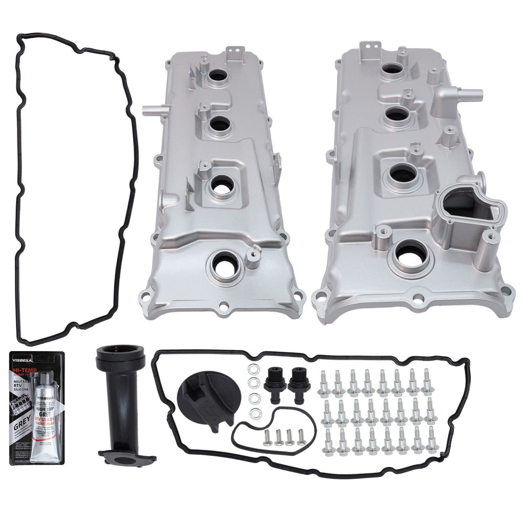 For Nissan Pathfinder Armada Titan Infiniti QX56 5.6L Valve Cover Set Kit