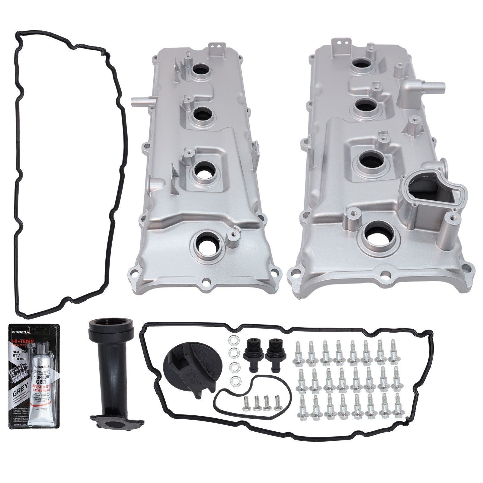 For Nissan Pathfinder Armada Titan Infiniti QX56 5.6L Valve Cover Set Kit