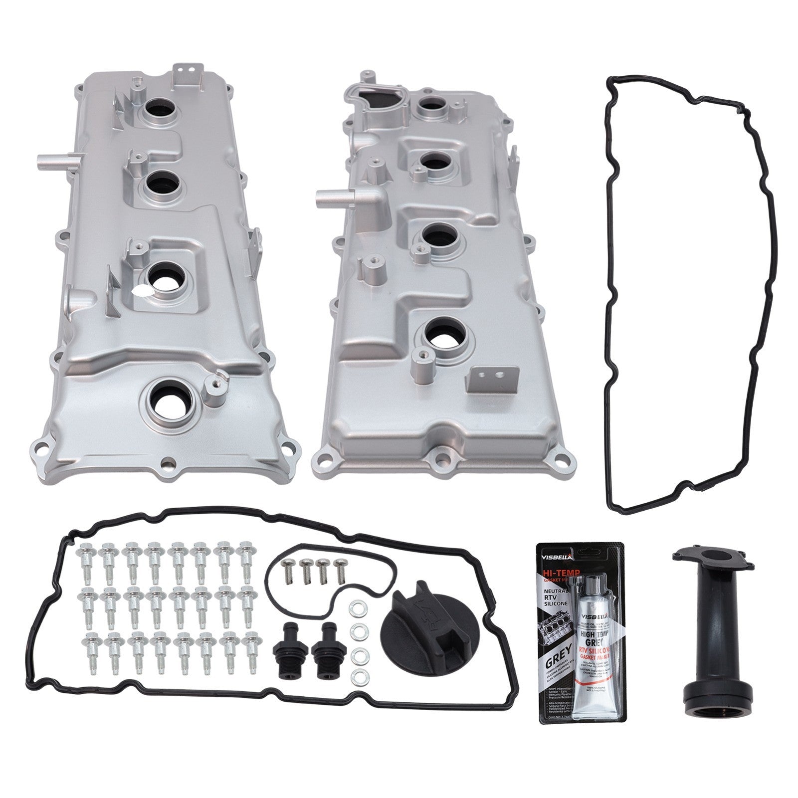 For Nissan Pathfinder Armada Titan Infiniti QX56 5.6L Valve Cover Set Kit
